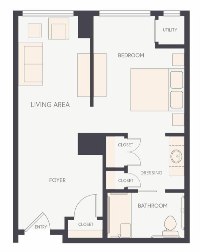 Suite C floor plan