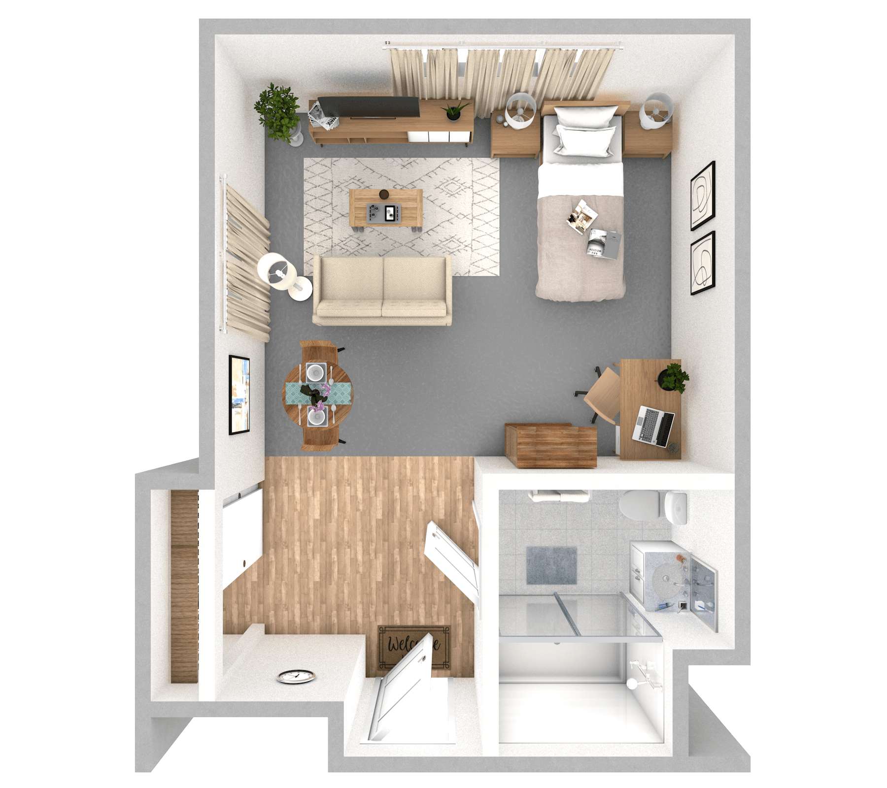 Studio floor plan
